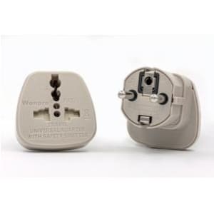 ELIMEX Reisadapter - Vrouwlijke socket (wereld) / EU (Belgie
