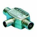 ELIMEX 2-way metal antenna splitter EU-2491 37291