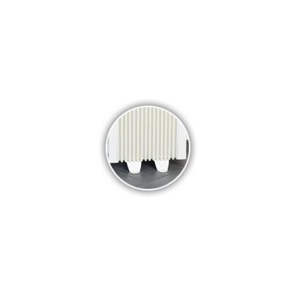 ELKATHERM Paar voeten voor S - R9010 - 8 ELK410S/RAL9010