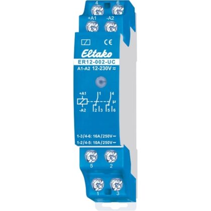 ELTAKO Stuurrelais 16A 2 wisselcontacten ER12-002-UC