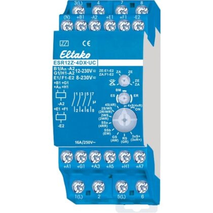 ELTAKO Impulsschakelaar 4x 1 NO 16A ESR12Z-4DX-UC