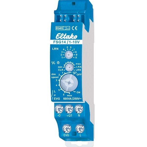 ELTAKO Draadloze 1-10V stuurmoduleRS485 1NO(NP) 600VA bidirectioneel FSG14/1-10V