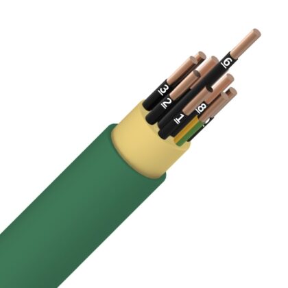 ENERGIEKABEL XGB installatiekabel XLPE/LS0H 1kV Cca s1d2a1 multi groen 10G1