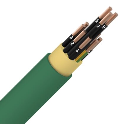 ENERGIEKABEL XGB installatiekabel XLPE/LS0H 1kV Cca s1d2a1 multi groen 12G2