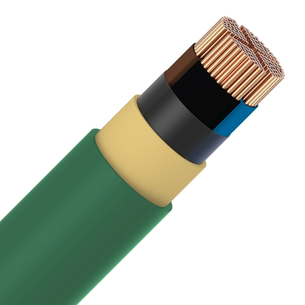 ENERGIEKABEL XGB installatiekabel XLPE/LS0H 1kV Cca s1d2a1 groen 4X185mm² XGB4X185-CCA B 1000