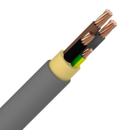 ENERGIEKABEL XVB installatiekabel XLPE/PVC 1kV Cca s3d2a3 grijs 3X50G25mm² XVB3X50+G25-CCA B 1000