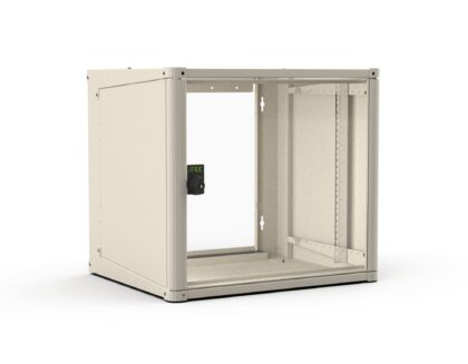 ENOC SYSTEM Wandrack 15U 565x635x733mm glass door 53868