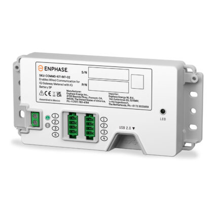 ENPHASE Wired control communication between IQ Gateway Metered and IQ Battery 5P units C0MMSKITINT02