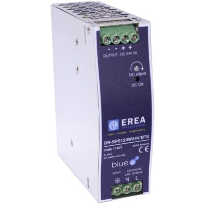 EREA Geschakelde DC voeding 230V AC // 24V DC In 5A P 120W -DIN-Rail 11807