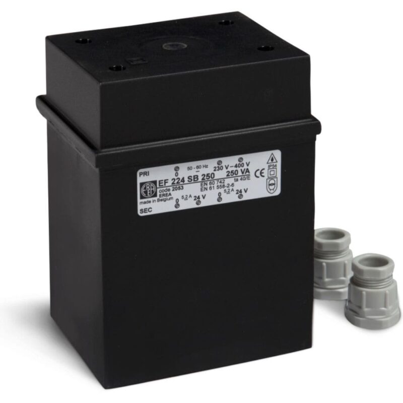 EREA 1f Veiligheidstransfo IP54- 0-230-400V // 2x0-24V-P 250VA 2053