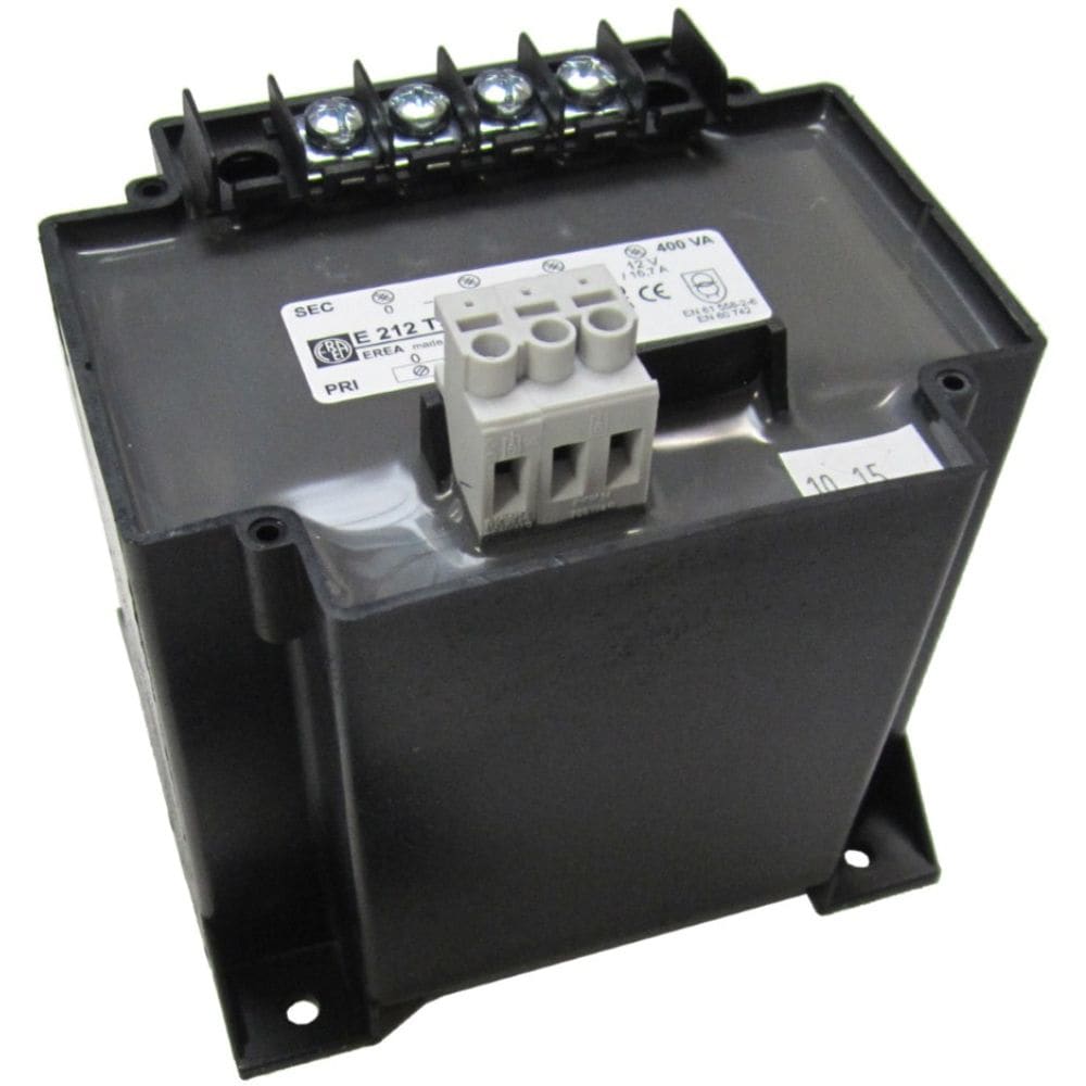 EREA 1f Veiligheidstransfo IP20- 0-230-400V 2x0-12V-P 400VA 2790