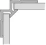 Huppe Wb EasyStyle binnenhoekprofiel 2550 mm - donkergrijs ES0202132