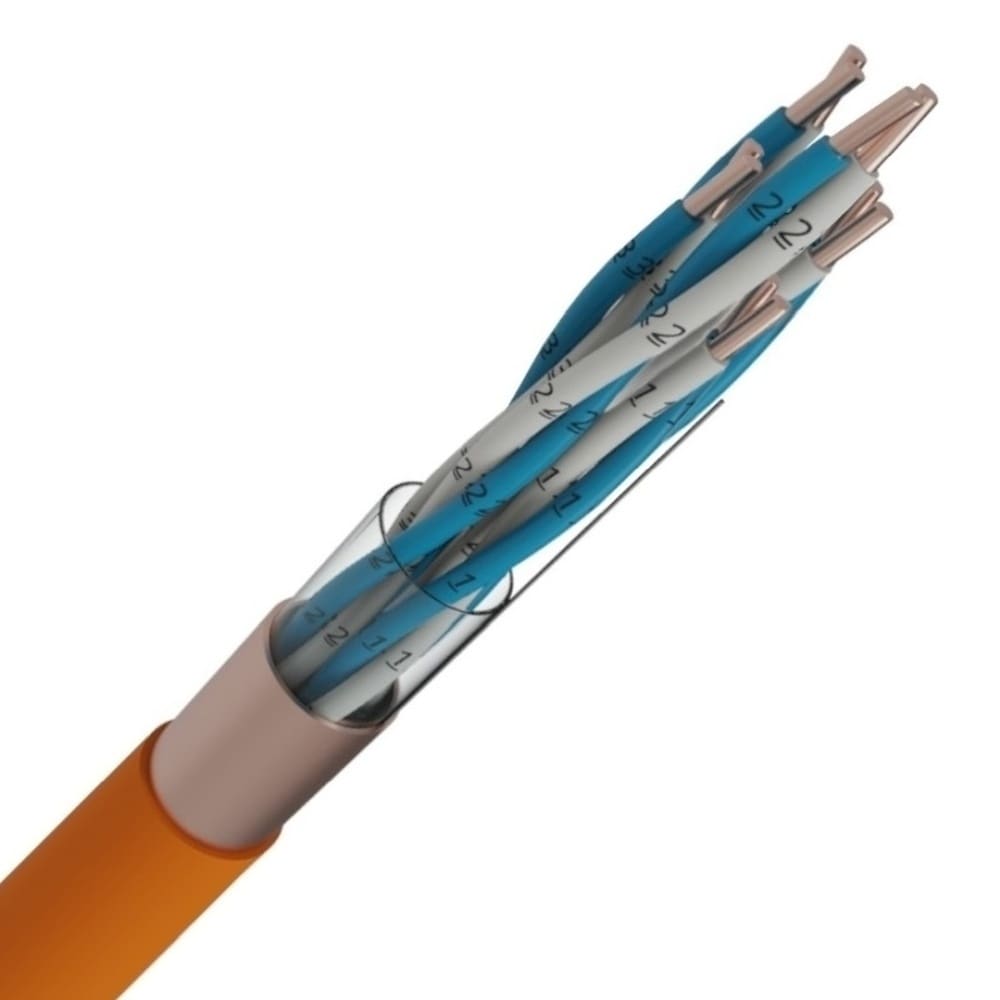 EUROSAFE EUROSAFE TELEFONIE NBN 713-020 Rf 1h30 LS0H oranje 500V 5X2X0