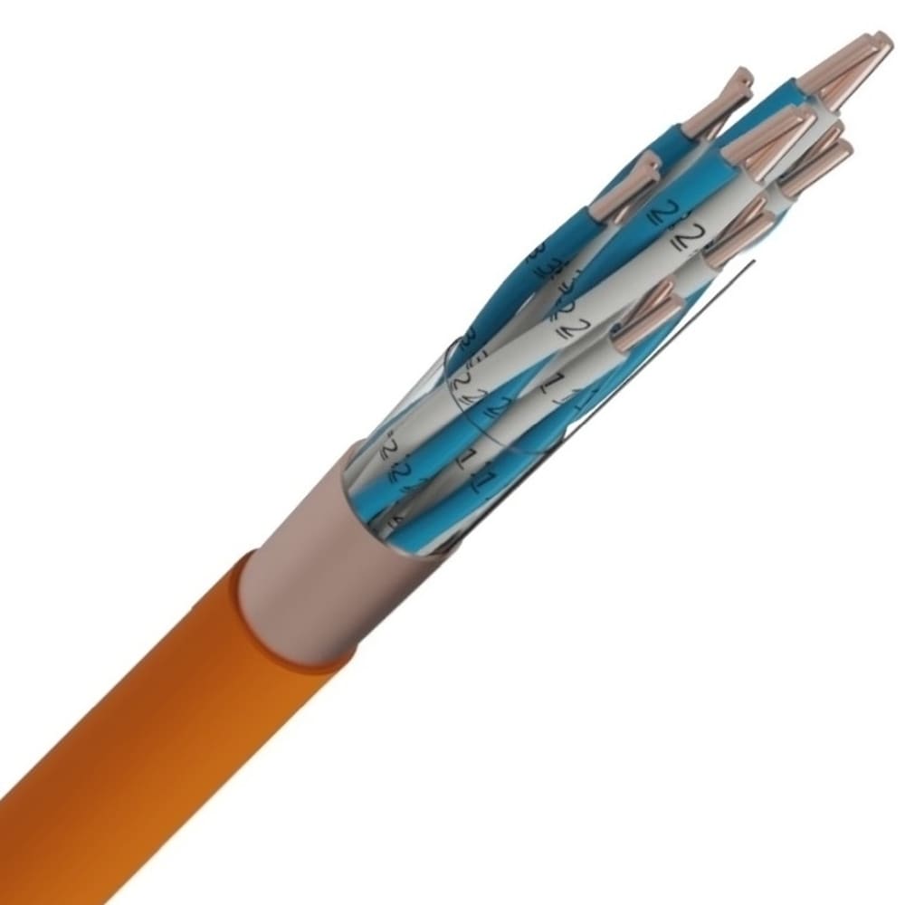 EUROSAFE EUROSAFE TELEFONIE NBN 713-020 Rf 1h30 LS0H oranje 500V 7X2X0