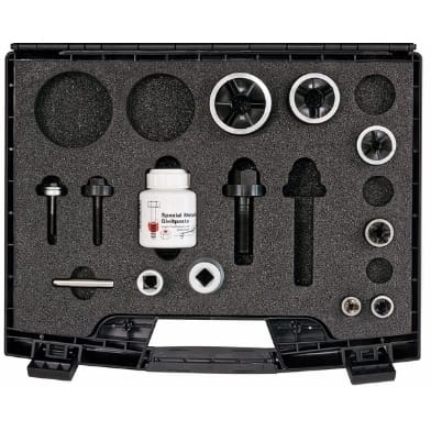 EXPERTO Koffer met Tristar ponsen ISO12->40 + assen 36692E