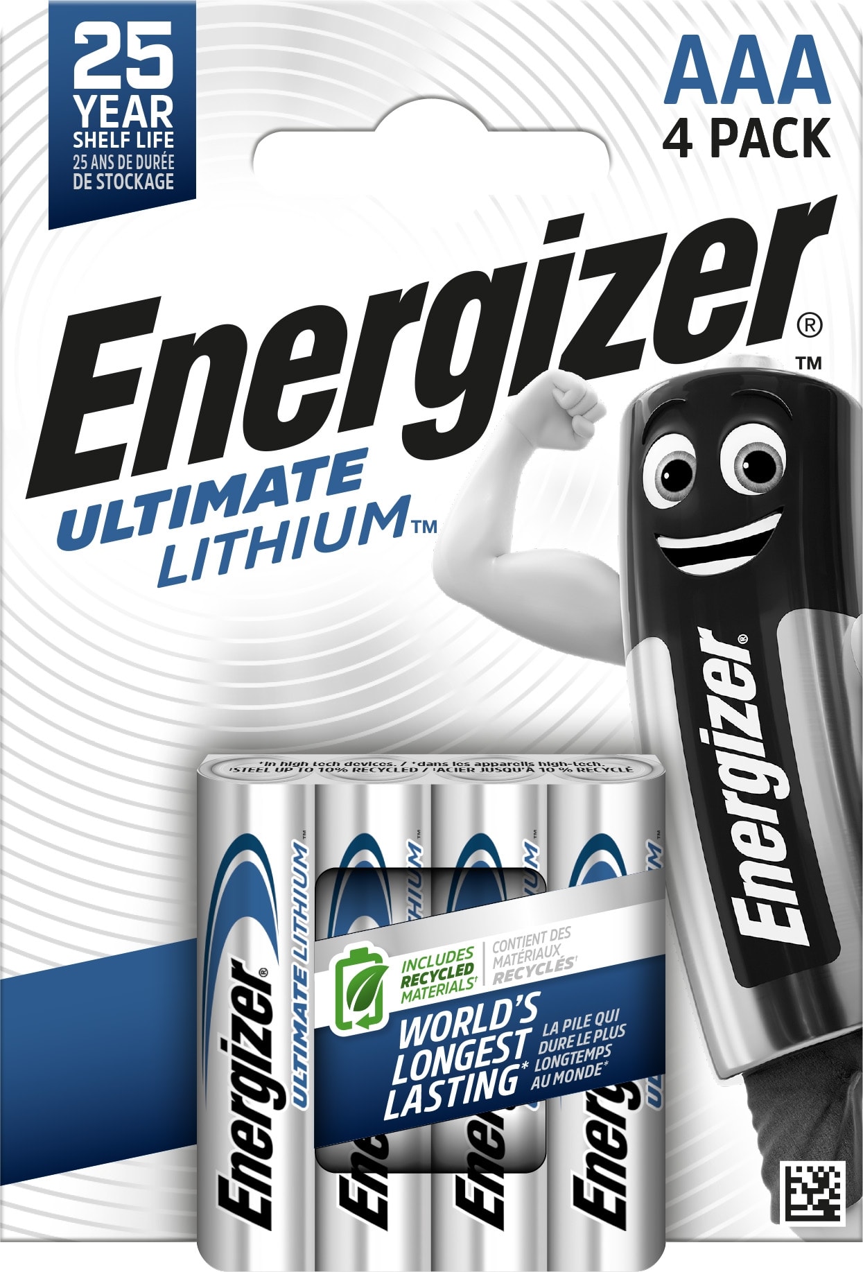 Energizer Batterij Ultimate Lithium - AAA - FR03 - blister 4 stuks 4/L92
