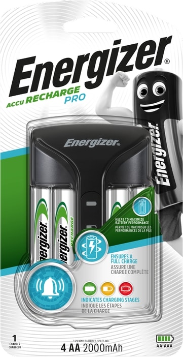 Energizer Batterijlader Accu Recharge Pro - 4x AA 2000mAh CHARGEINT