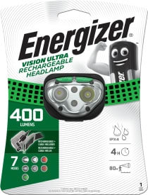 Energizer Hoofdlamp LED oplaadbaar 400lm Li-Ion HEADVISIONR