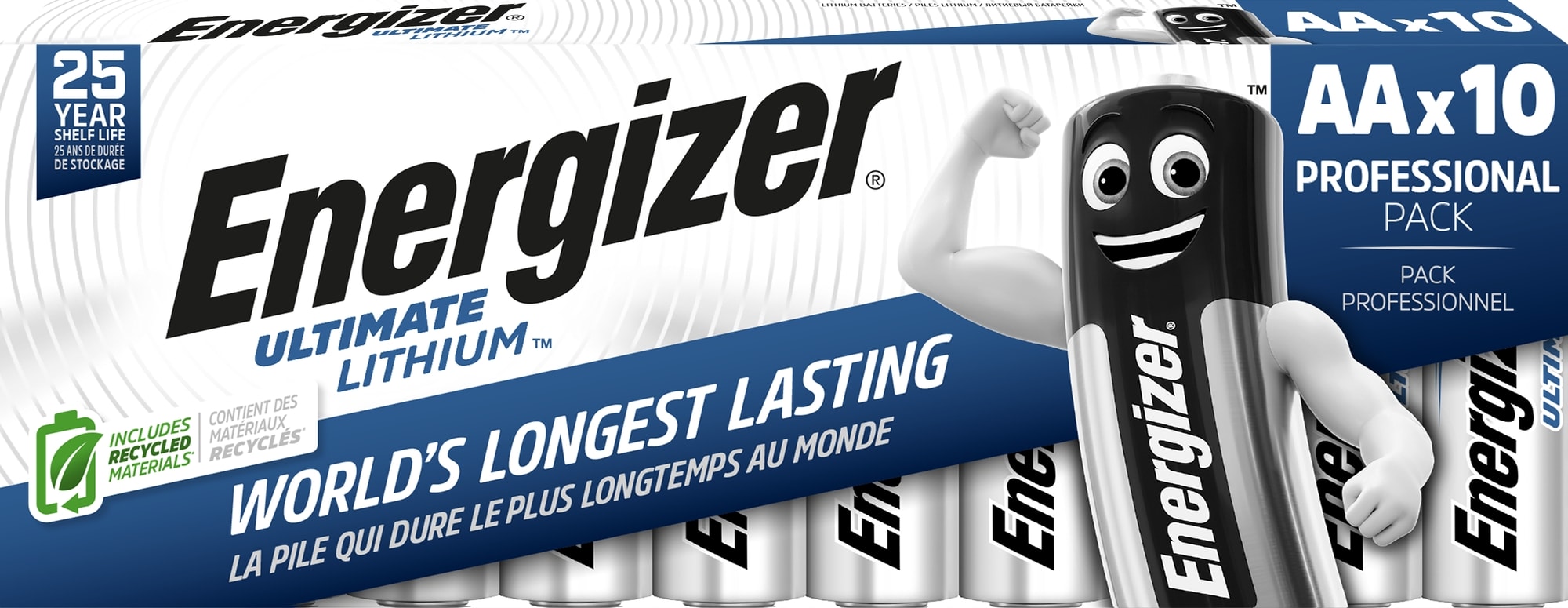 Energizer Batterij Ultimate Lithium - AA - FR06 - doos 10 stuks L91BP10