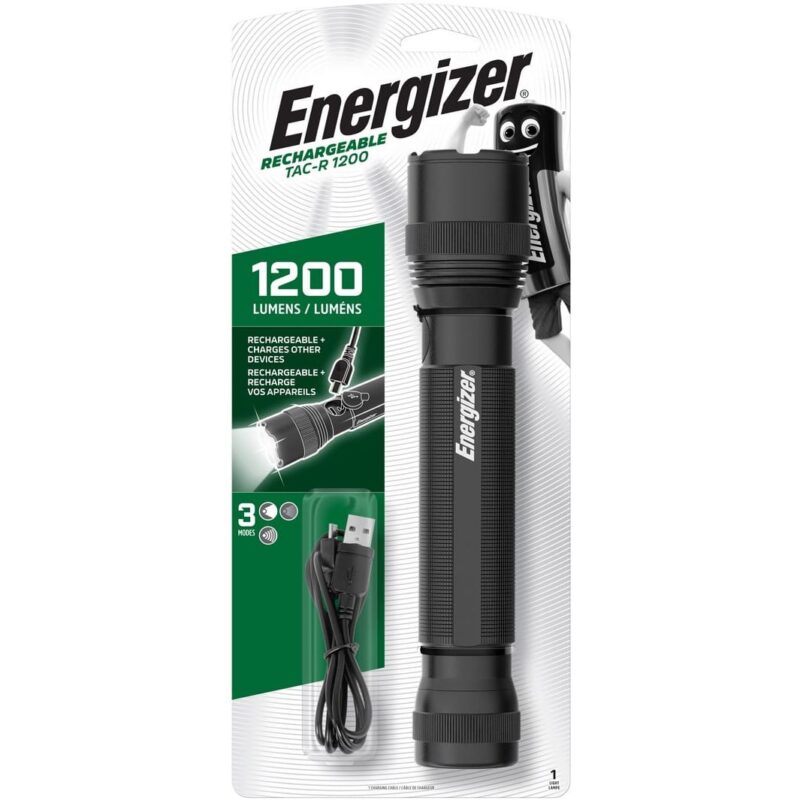 Energizer Zaklamp LED Tactical oplaadbaar 1200lm TACR1200