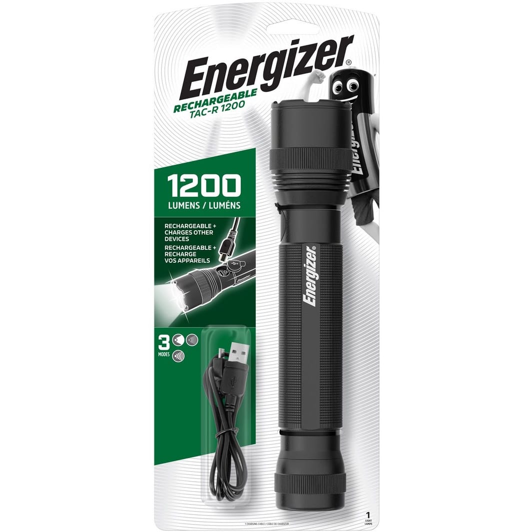 Energizer Zaklamp LED Tactical oplaadbaar 1200lm TACR1200