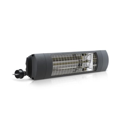 Etherma Infraroodstraler EXO COMFORT 1800W Zwart 9011 IP65 geïntegreerde radiobesturing 45024