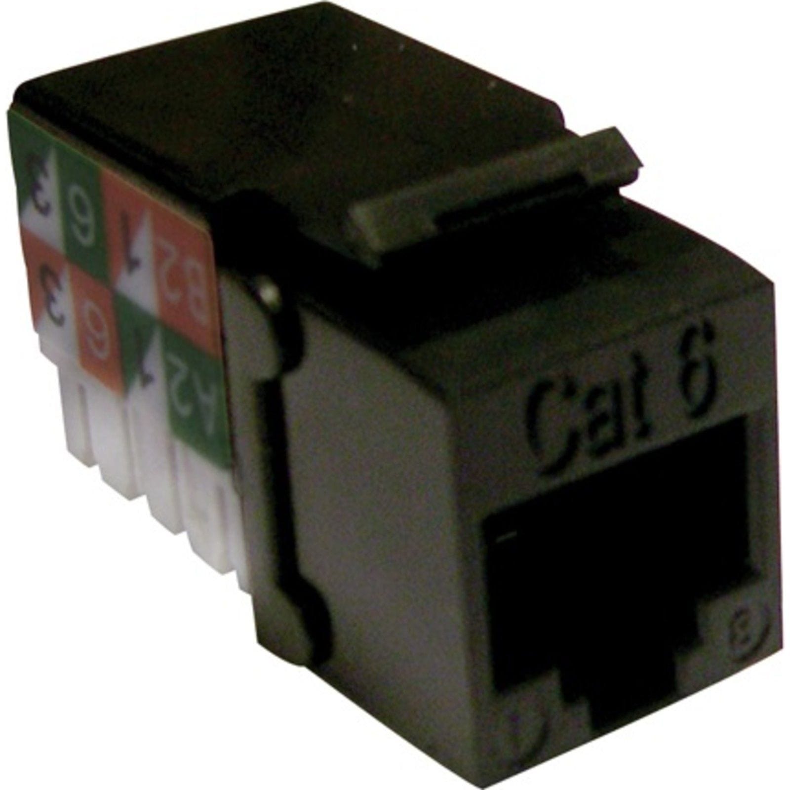 Excel Networking Solutions EXCEL CAT6 UNSCREENED KEYSTONE JACK 90de PK24 100-011-BK-24