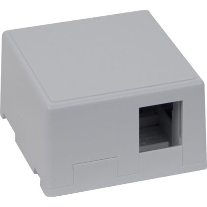 Excel Networking Solutions 1 & 2 Port Keystone Surface Mount Box 100-021