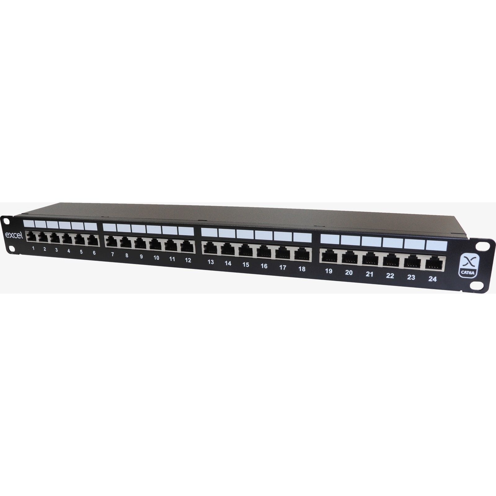 Excel Networking Solutions CAT6A Screened PCB punchdown panel - 24-port