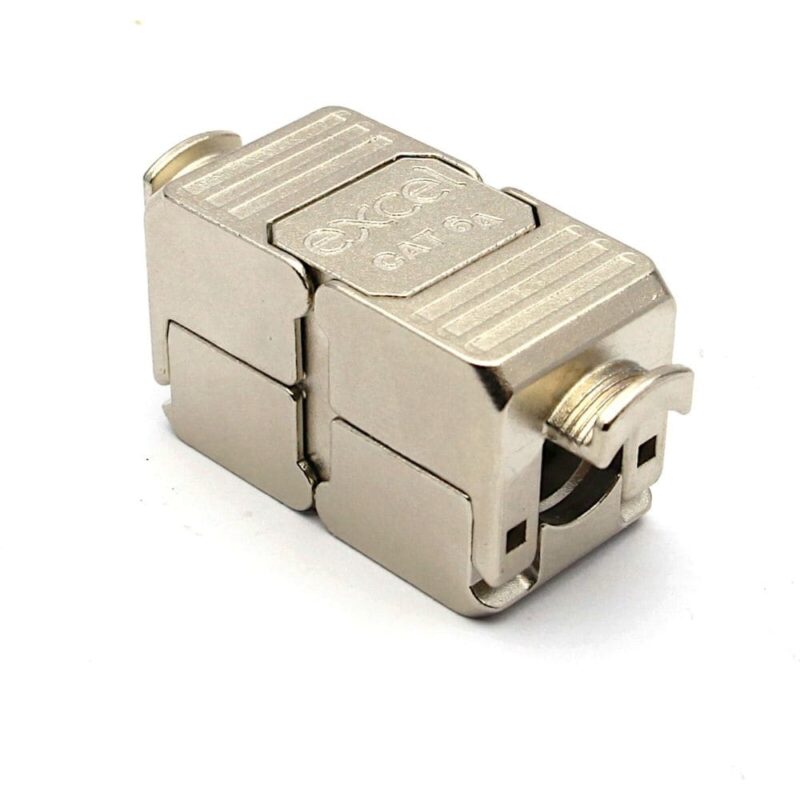 Excel Networking Solutions CAT 6A Screened Toolless Coupler - 6-pack                  (IP20 - indoor) 100-114-06
