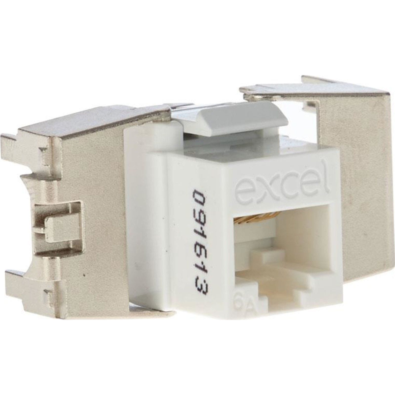 Excel Networking Solutions EXL C6A LOW PROFILE UNSCRD K/S JACK T/LE 100-182-WT-24