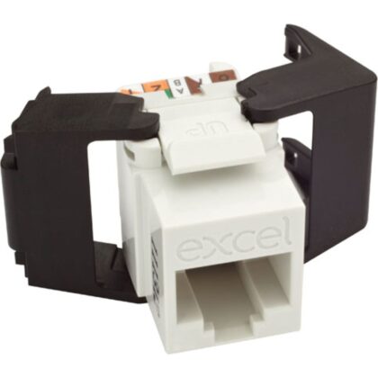 Excel Networking Solutions EXCEL CAT6 LOW PROFILE UNSC TOOLLESS JAC 100-215-WT-24