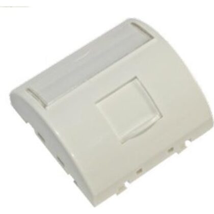 Excel Networking Solutions Curved Shutter For Keystone Jack 45x45mm - 1 Port 100-281