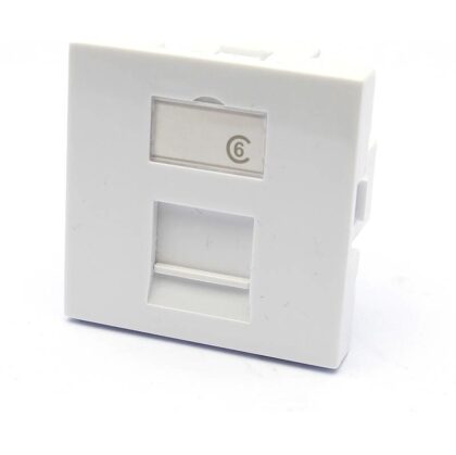 Excel Networking Solutions Flat Shutter For Keystone Jack 45x45mm - 1 Port 100-289