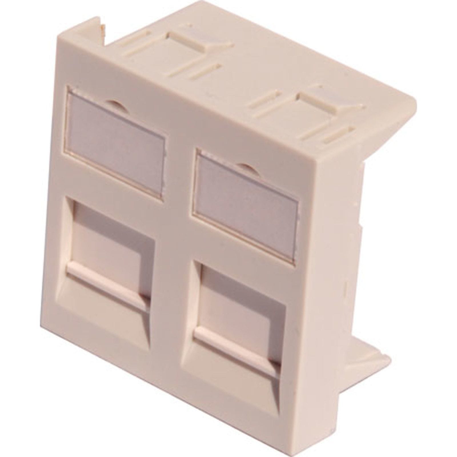 Excel Networking Solutions Flat Shutter For Keystone Jack 45x45mm - 2 Port 100-290