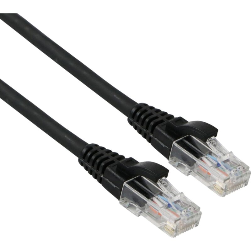 Excel Networking Solutions CAT 6 Patch cord U/UTP Unshielded LS0H Blade Booted 5m - Black 100-373