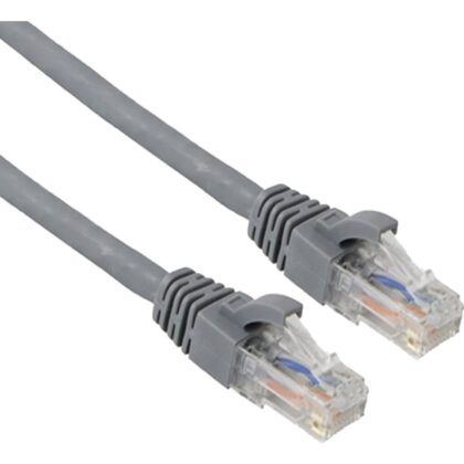 Excel Networking Solutions CAT 6A Patch cord U/UTP Unshielded LS0H Blade Booted 1m - Grey 100-500