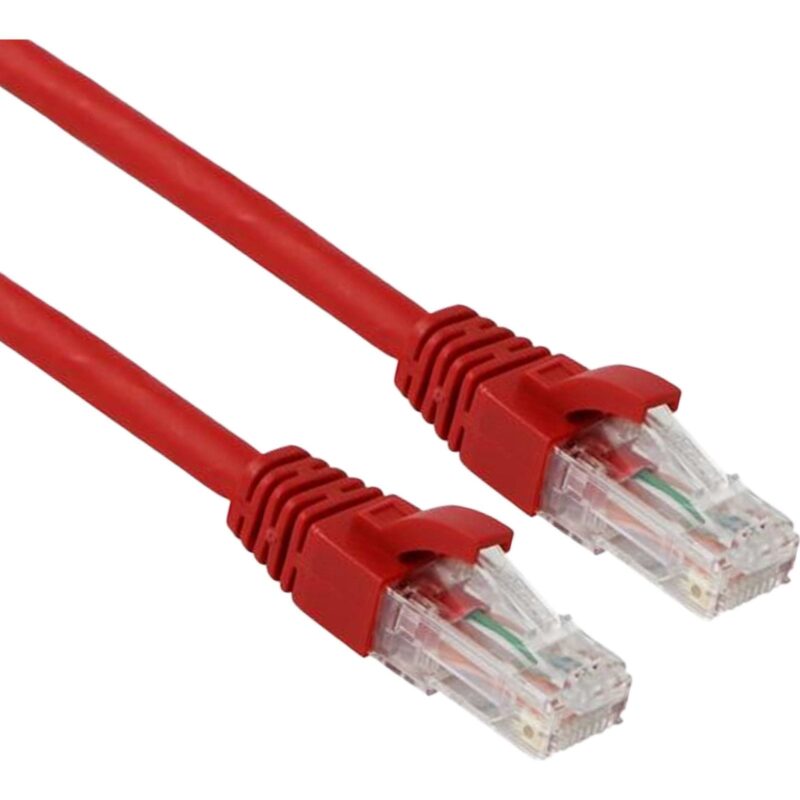 Excel Networking Solutions CAT 6A Patch cord U/UTP Unshielded LS0H Blade Booted 5m - Red 100-522