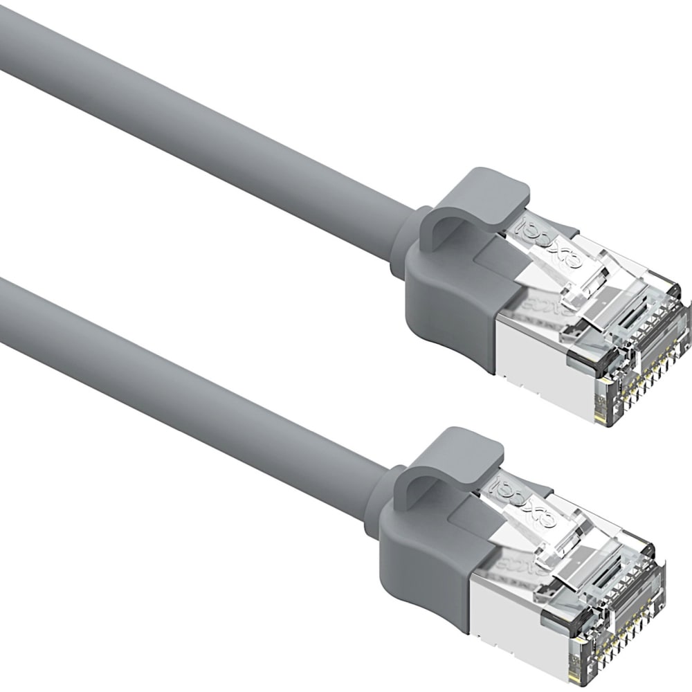 Excel Networking Solutions Excel Cat6A Mini Patch Lead 28AWG LSOH Blade Booted 2 m Grey 103-222