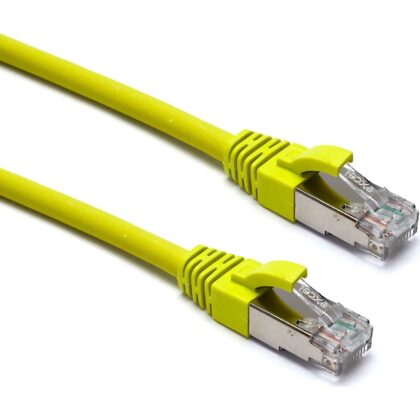 Excel Networking Solutions Excel Cat6A Patch Lead S/FTP Shielded LSOH Blade Booted 5 m Yellow 106-026