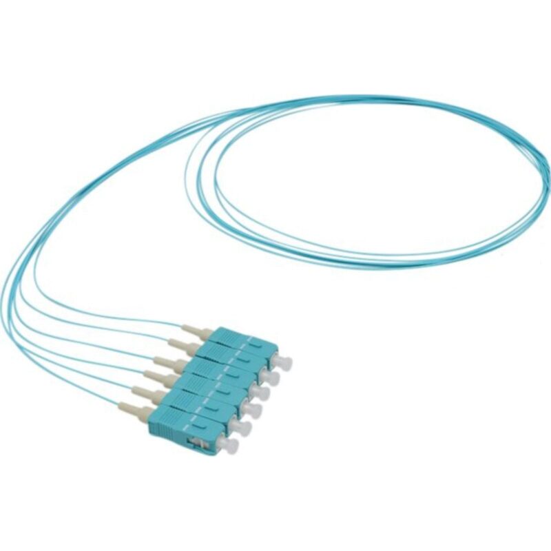 Excel Networking Solutions Fibre Pigtail OM3 50/125 SC/UPC Aqua 12-pack - 1m 200-644