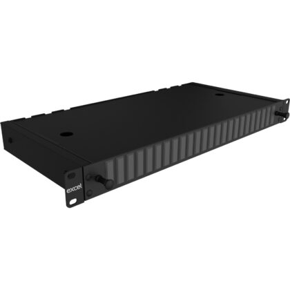 Excel Networking Solutions 24 Way SC Duplex/LC Quad Plastic Fibre Optic Panel - Empty 200-951-PL