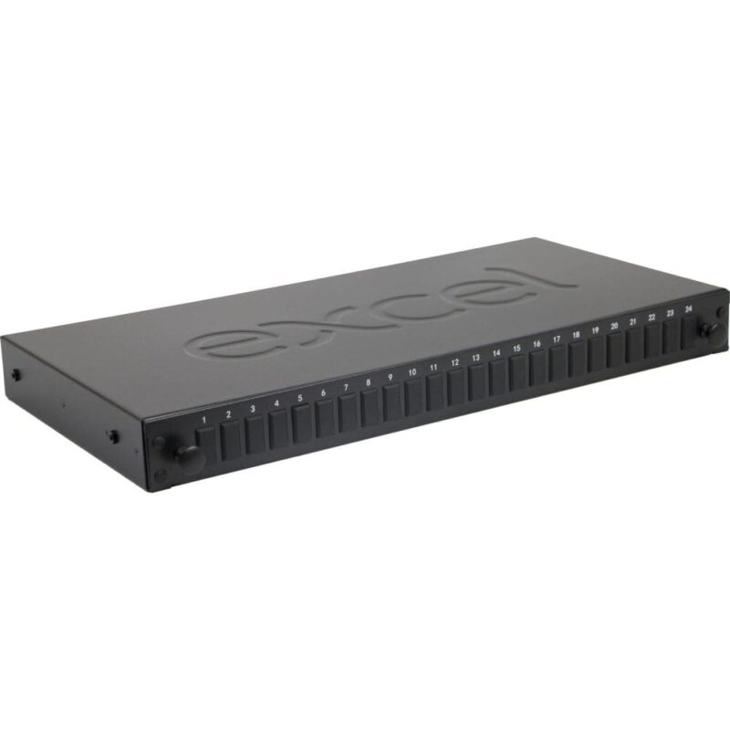 Excel Networking Solutions 24 Way SC Simplex/LC Duplex Fibre Optic Panel - Empty 200-952
