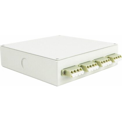 Excel Networking Solutions LC Patch Box - 4 Port Quad (16-Core) - 160mm x 160mm x 40mm 202-108