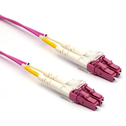 Excel Networking Solutions OM4 Fibre Optic Patch cord LC-LC Multimode 50/125 Duplex LS0H Violet 5m 204-333