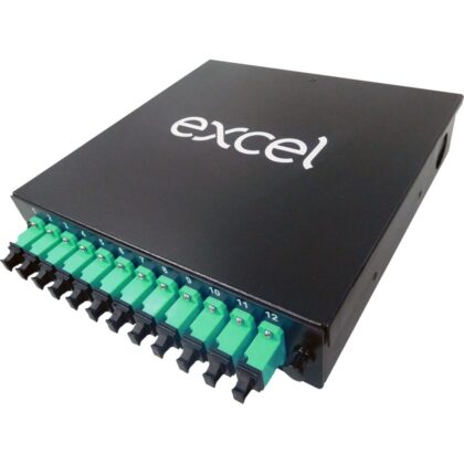 Excel Networking Solutions Excel Enbeam 12 SC SX SM APC DIN Rail Box Green 208-211