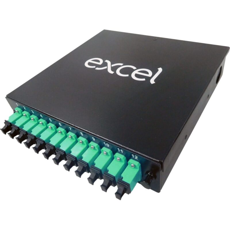 Excel Networking Solutions Excel Enbeam 12 SC SX SM APC DIN Rail Box Green 208-211