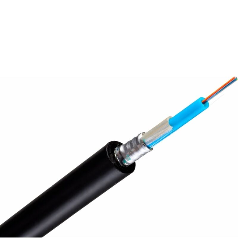 Excel Networking Solutions Multimode OM4 50/125µm 12F B2ca Loose Tube Zwart; Corrugated Steel 295-212