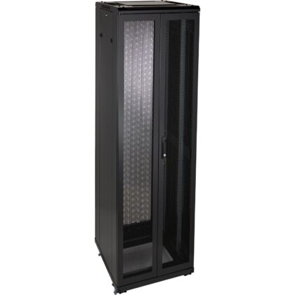 Excel Networking Solutions Environ ER800 42U Rack 800x800mm D/Vented (F) D/Vented (R) B/Panels F/Mgmt Black 542-4288-DDBF-BK