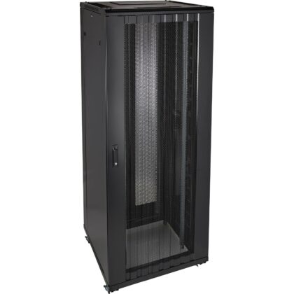 Excel Networking Solutions Environ ER800 42U Rack 800x800mm W/Vented (F) D/Vented (R) B/Panels F/Mgmt Black 542-4288-WDBF-BK